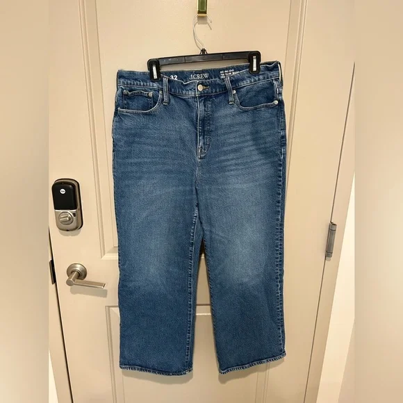J. Crew High-rise slim wide jean in 1996 semi-stretch Size 32 - Picture 2 of 4